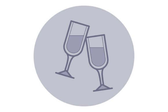 Download Clinking Glasses in Modern Design - Modern Collection